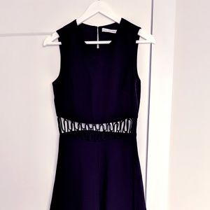 &Other Stories Black Mini Cut-out Dress 4 6 US